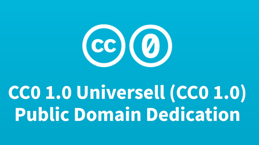 CC0 1.0 Universell (CC0 1.0) Public Domain Dedication