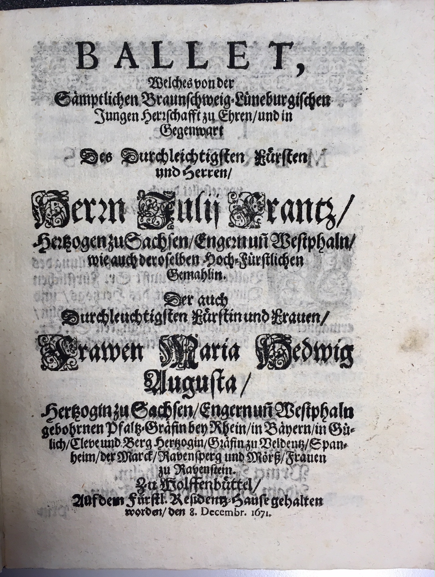 Titelblatt "Eigentliche Vorstellung der neuen fliegenden Brück zu Mannheim" Titelblatt "Eigentliche Vorstellung der neuen fliegenden Brück zu Mannheim"