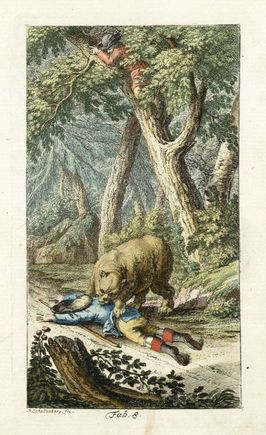 Illustration aus von Hagedorn, Fabeln, 1777 Illustration aus von Hagedorn, Fabeln, 1777