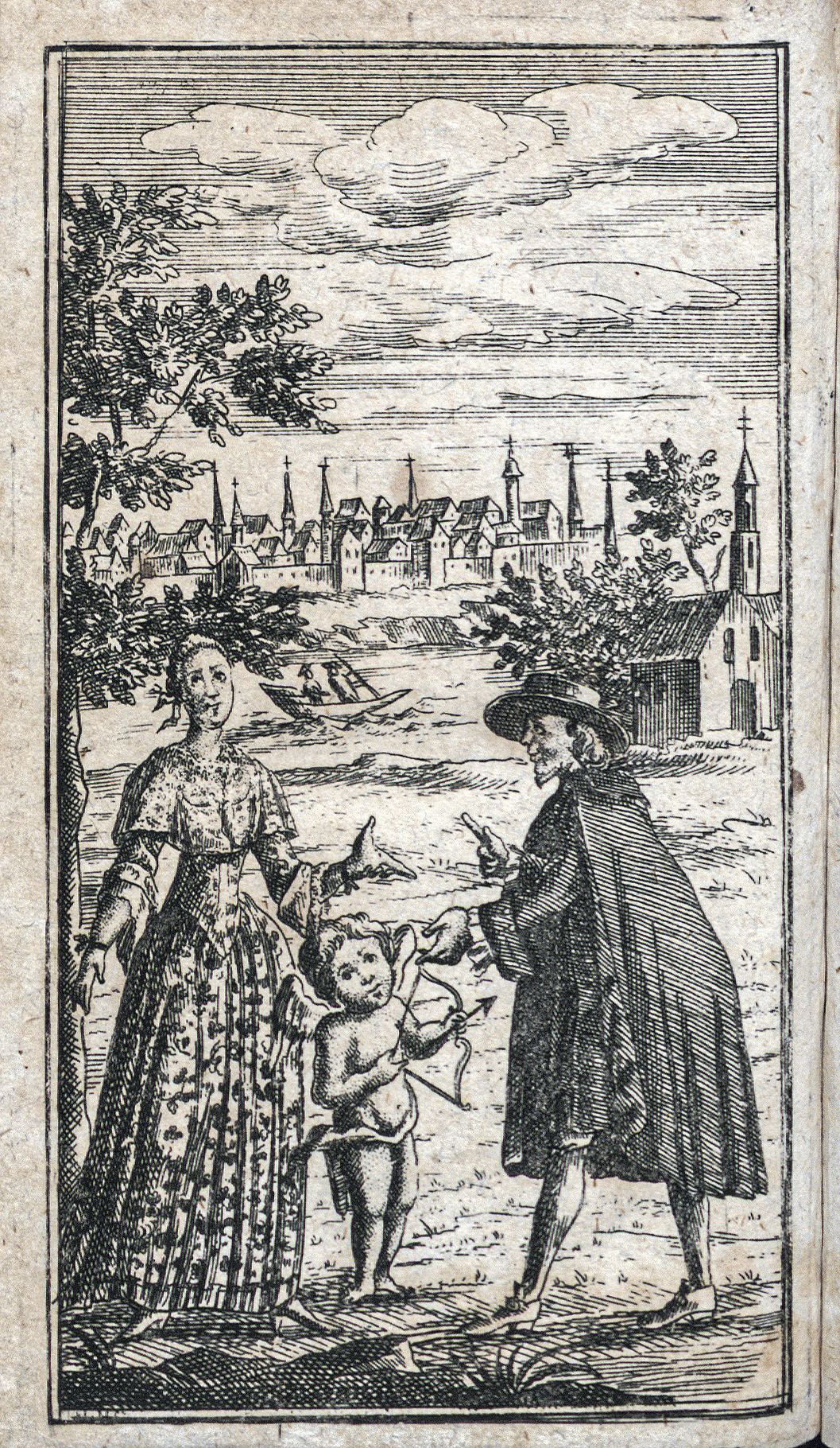 Frontispiz des Werkes „Kiashuta, der Wilde vom Stamme der Mohawks. Eine Geschichte aus dem letztern Amerikanischen Kriege“ von Michel René Hilliard d'Auberteuil.   Frontispiz des Werkes „Kiashuta, der Wilde vom Stamme der Mohawks. Eine Geschichte aus dem letztern Amerikanischen Kriege“ von Michel René Hilliard d'Auberteuil.