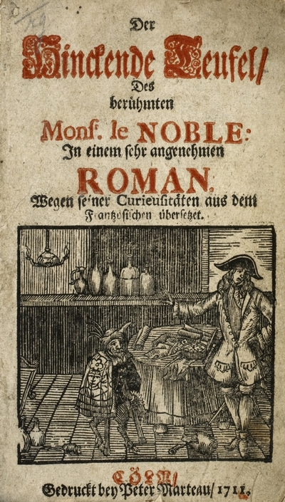 Abbildung des Einbandes von Lesage, der hinckende Teufel Abbildung des Einbandes von Lesage, der hinckende Teufel