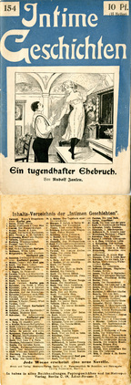 Cover des Heftes "Ein tugendhafter Ehebruch" von Jansen, Rudolf und Inhaltsverzeichnis Cover des Heftes "Ein tugendhafter Ehebruch" von Jansen, Rudolf und Inhaltsverzeichnis