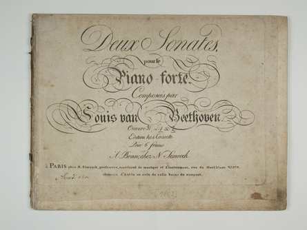 Titelblatt des Buches: Deux Sonates, pour le Piano-forte : Oeuvre 31 No. 1 und. 2 Titelblatt des Buches: Deux Sonates, pour le Piano-forte : Oeuvre 31 No. 1 und. 2