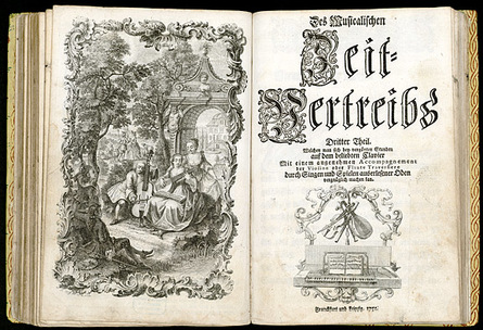 Abbildung aus dem Buch: Des Musicalischen Zeit-Vertreibs Dritter Theil Abbildung aus dem Buch: Des Musicalischen Zeit-Vertreibs Dritter Theil
