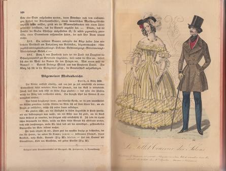 Seiten des Buches: Braunschweiger Moden-Courier: Zeitschrift für Literatur, Kunst, Theater und Mode. Seiten des Buches: Braunschweiger Moden-Courier: Zeitschrift für Literatur, Kunst, Theater und Mode.