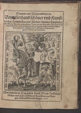 Titeblatt von Elias Hoffmann: Stamm- und Wappenbüchlein